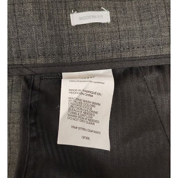 Perry Ellis Portfolio Men's Modern Fit Straight Leg Dress Pants Size 36X30 - Picture 6 of 6